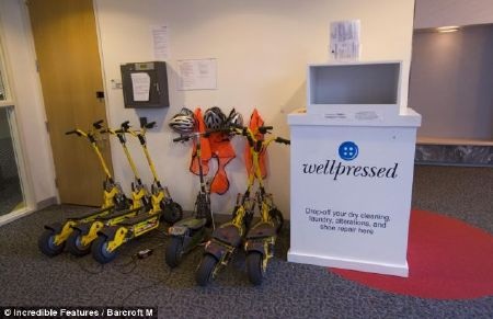 Xe điện có ở khắp mọi nơi dành cho những ai ngại đi bộ