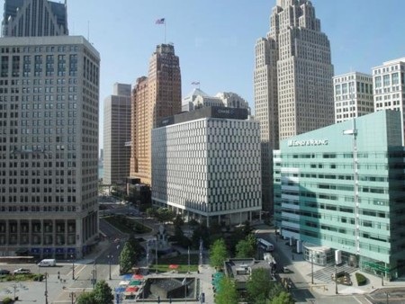 Mỹ: Thành phố Detroit đệ đơn phá sản với “núi” nợ 15 tỷ USD - 1 Một góc thành phố Detroit, bang Michigan