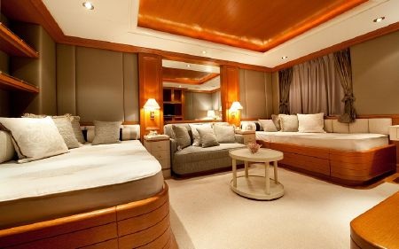 Các phòng đều có nội thất mang gam màu dịu nhẹ