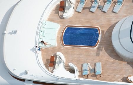 Bể bơi dài 6m với hệ thống tạo dòng chảy