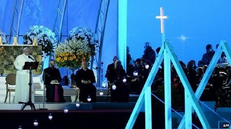 3 triệu tín đồ đón Giáo hoàng trong ngày cuối tại Brazil - 14 Giáo hoàng diễn thuyết trước hàng triệu tín đồ