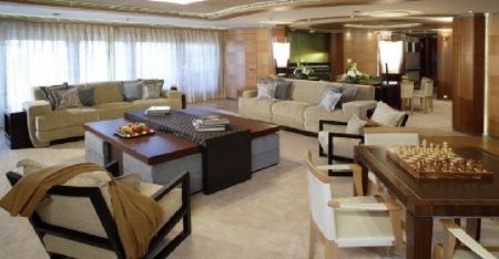 Phòng xem phim với thiết kế sang trọng