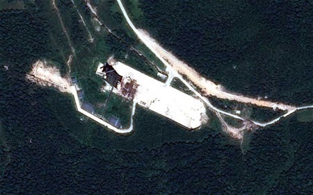 Khu vực bãi phóng tên lửa của Triều Tiên đang được xây dựng mở rộng