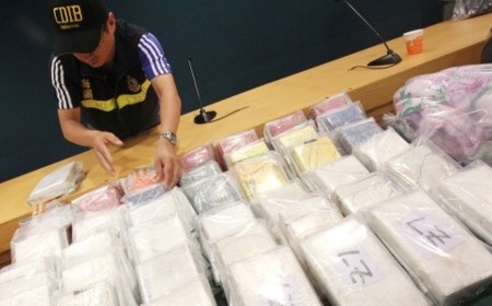 Hồng Kông bắt lượng cocaine kỷ lục trị giá hơn 7,5 triệu USD - 1 Số tang vật bị thu giữ