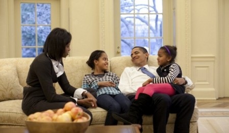 Con gái Obama bị “dọa” bắt cóc nếu Mỹ đánh Syria - 1 Gia đình Tổng thống Mỹ Obama