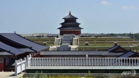 Một khu nghĩa trang hạng sang ở thành phố Vũ Hán, tỉnh Hồ Bắc, Trung Quốc