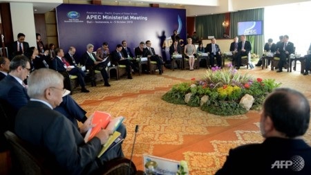 Chính phủ Mỹ đóng cửa phủ bóng đen lên Thượng đỉnh APEC - 1 Một phiên họp cấp Bộ trưởng các quốc gia thành viên APEC