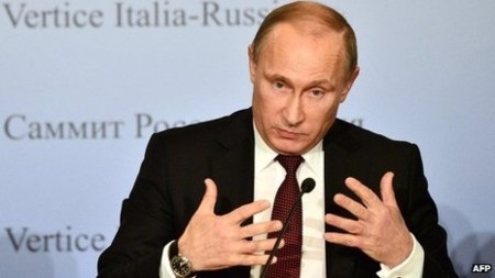 Putin lo ngại thỏa thuận Ukraine-EU đe dọa kinh tế Nga - 1 Tổng thống Nga Vladimir Putin