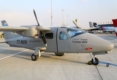 Ngắm dàn máy bay khủng tại triển lãm hàng không Dubai - 17 Một mẫu máy bay đa dụng giá rẻ được hãng Tecnam trưng bày