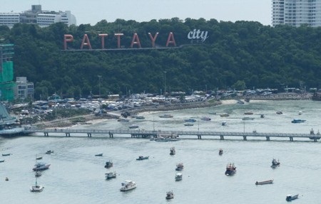 Thái Lan: Chìm phà tại đảo du lịch Pattaya, 7 người chết - 1 Cầu tàu Bali Hai, nơi chiếc phà bị chìm dự định sẽ cập bến
