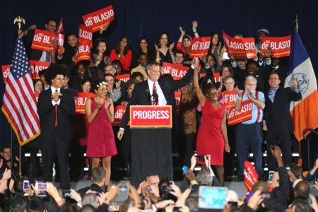 Ông Bill de Blasio sẽ nhậm chức thị trưởng từ ngày 1/1/2014