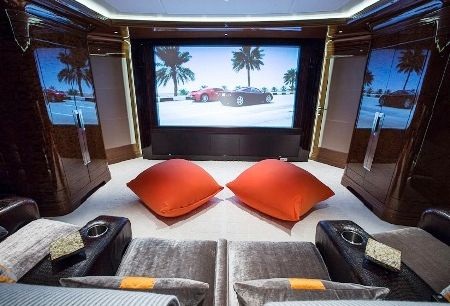 Chiêm ngưỡng du thuyền xa xỉ có giá thuê hơn 15 tỷ đồng/tuần - 13 Phòng chiếu phim với màn hình cực rộng