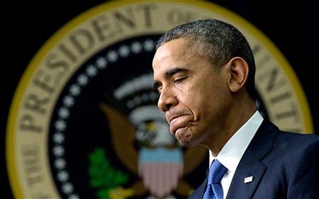 Tổng thống Mỹ Obama: Một năm uy tín “bầm dập” và 2014 đầy thách thức - 1 Ông Barack Obama đã có một năm 2013 đầy sóng gió