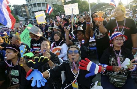 Bầu không khí tại Bangkok đang ngày một căng thẳng