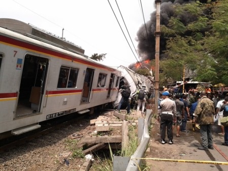 Toa tàu bị nạn là toa đầu tiên và chở tòan phụ nữ