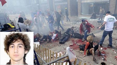 Nghi phạm đánh bom Boston bị đề nghị án tử hình - 1 Dzhokhar Tsarnaev đã bị đề nghị ứng án tử hìn