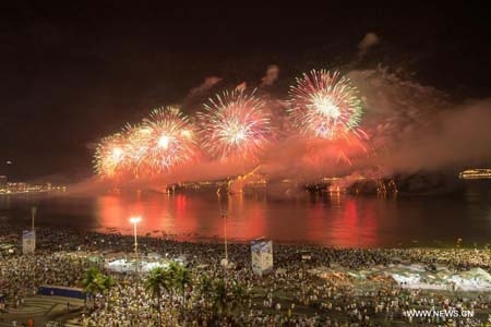 Khoảng 2 triệu người đã tham gia tiệc đón năm mới trên đường phố Berlin