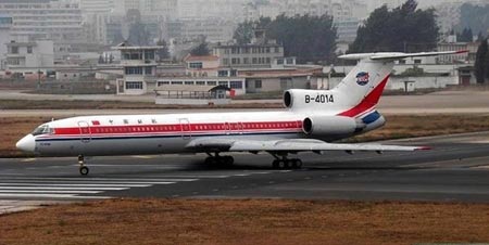 Trung Quốc khoe đưa 2 máy bay vào vùng phòng không của Nhật - 1 Một chiếc Tu-154 của Trung Quốc