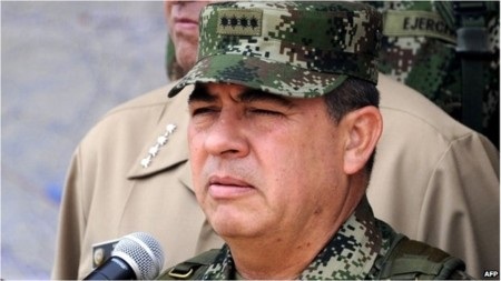 Colombia sa thải tổng tư lệnh các lực lượng vũ trang - 1 Tướng Leonardo Barrero