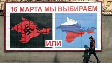 Căng thẳng Ukraine tăng nhiệt, chứng khoán Nga xuống sát đáy 5 năm - 2 Thời điểm trưng cầu dân ý 16/3 càng tới gần, thị trường càng lo lắng
