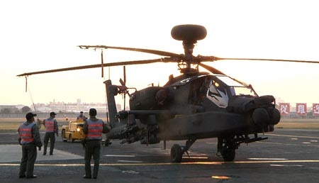 Đài Loan đã mua nhiều trực thăng Apache từ Mỹ.