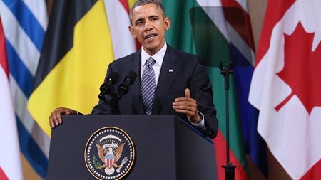 Obama công du châu Âu trong "mây đen" khủng hoảng Ukraine - 1 Tổng thống Mỹ Obama sẽ công du châu Âu từ ngày 2/6