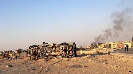 Iraq mua chiến đấu cơ từ Nga tấn công phiến quân Hồi giáo - 1 Không kích cũng đã xảy ra tại thành phố Mosul