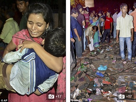 Ấn Độ: Giẫm đạp kinh hoàng tại lễ hội, 32 người chết - 2 Nhiều nạn nhân là phụ nữ và trẻ em