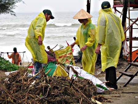 Hàng trăm người cùng dọn sạch bãi biển đẹp top 50 thế giới - 5