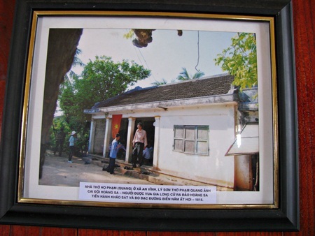 Nhà lưu niệm đội Hoàng Sa kiêm quản Bắc Hải trên đảo Lý Sơn - 13