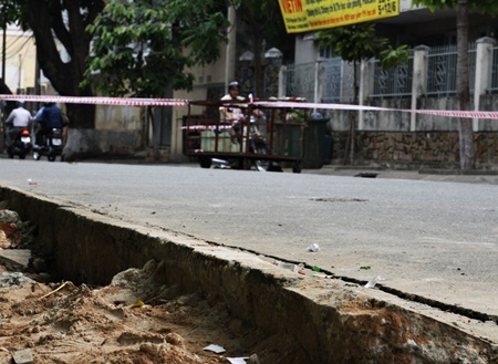ĐH Đà Nẵng chuyển điểm trường thi ĐH, CĐ do sự cố sụt lún - 1