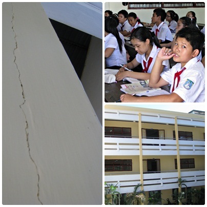 Phòng học nứt tường được giám sát 24/24 để đề phòng nguy hiểm - 1