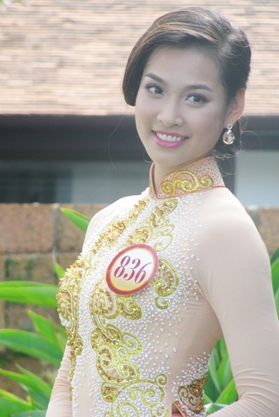 Người đẹp đặc biệt ăn ảnh.