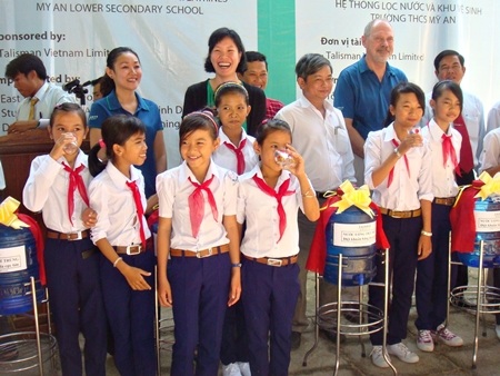 Bình Định: Cung cấp hệ thống nước sạch đến các trường vùng sâu