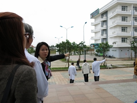 Bệnh viện này có riêng một khu lưu trú cho người nhà bệnh nhân 