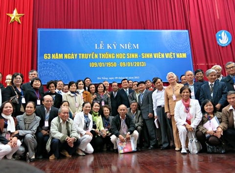 Chủ tịch nước Trương Tấn Sang phát biểu tại lễ kỷ niệm Ngày HSSV tại ĐH Duy Tân, Đà Nẵng sáng 9/1.