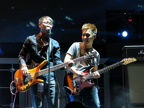 Ban nhạc trẻ KOP  nhen thiện cảm với khán giả Đà Nẵng với những bản rock nồng nàn