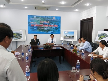 Sở Thông tin - Truyền thông thành phố họp báo khởi công Khu công nghệ thông tin Đà Nẵng