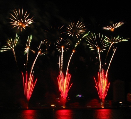 Những màn trình diễn pháo hoa của đội Nhật Bản tại DIFC 2010