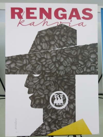 Áp phích quảng cáo cà phê Ring năm 1963