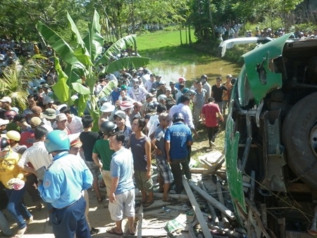 Hiện trường vụ tai nạn