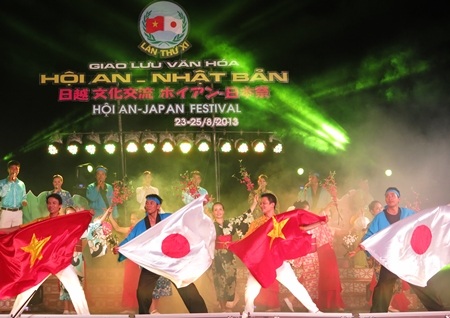 Lễ hội giao lưu văn hóa Hội An - Nhật Bản lần thứ XI vừa chính thức khai mạc tối 24/8