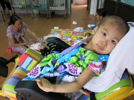 Bé Nhân Hậu nay đã được gần 4 tuổi. 