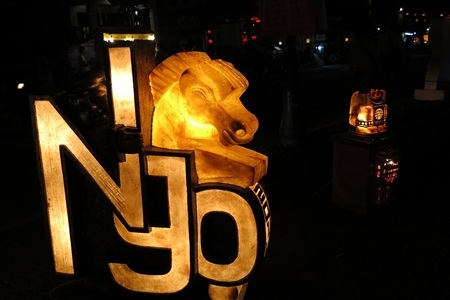 Rất nhiều đèn lồng tạo hình ngựa trong lễ hội đèn lồng Tết Giáp Ngọ