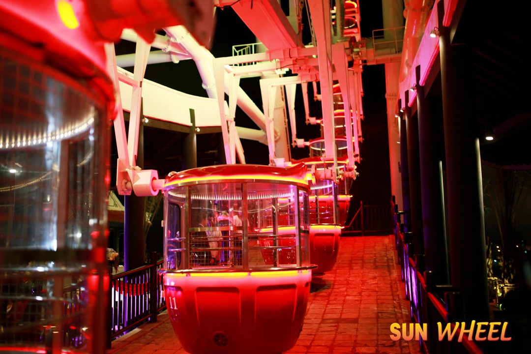Đà Nẵng rực rỡ trong đêm khai trương "Vòng quay Mặt Trời - Sun Wheel" - 10 Có thể ngắm toàn cảnh thành phố về đêm cùng với Vòng quay có độ cao lên đến 115 mét