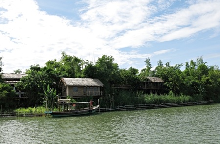 Một góc khu lịch sinh thái ở Triêm Tây (thuộc xã Điện Phương, huyện Điện Bàn, Quảng Nam)