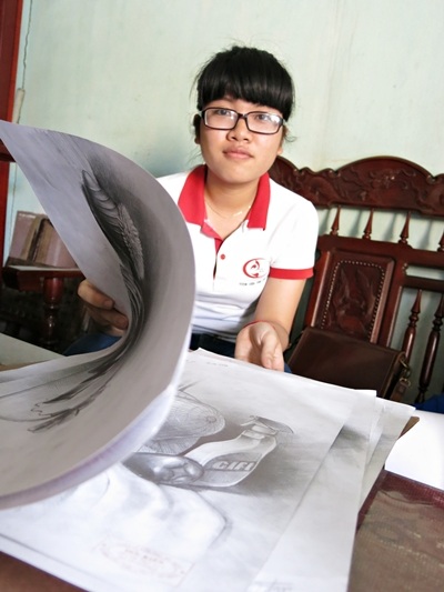 Huỳnh Thị Mỹ Linh - tân thủ khoa ngành Kiến trúc, ĐH Bách khoa Đà Nẵng.