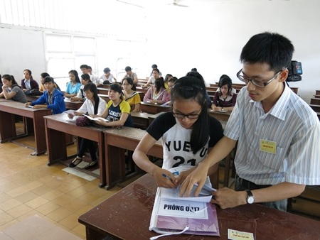 Thí sinh tại