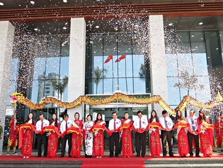 Lễ khánh thành Tòa nhà Trung tâm hành chính TP Đà Nẵng vừa diễn ra sáng nay, 8/9