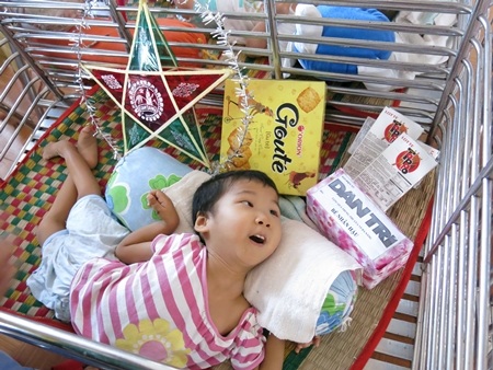 Bé Nhân Hậu - thành viên gia đình các bé họ Nhân ở Đà Nẵng nay đã ở gần 5 tuổi